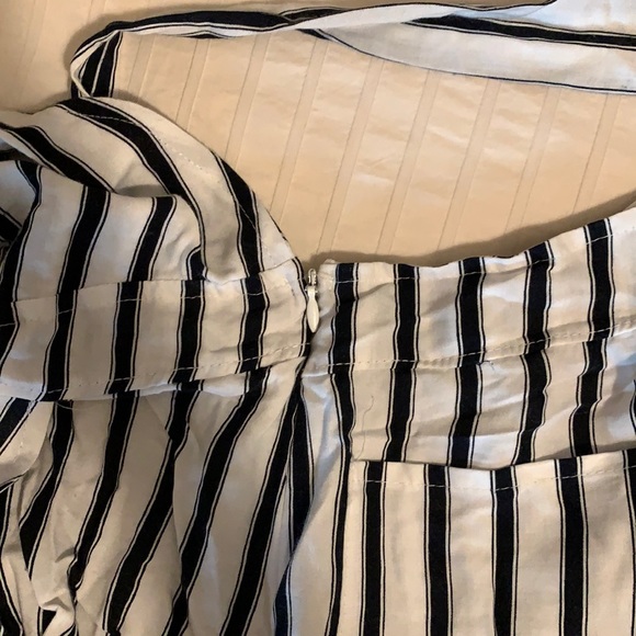 Pinstripe Jumpsuit // - Picture 6 of 8